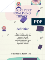 Report Text Non-Living Things