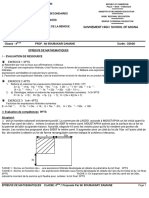 TD Mathematique Classe de 4eme