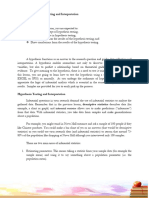 Lesson 12 Hypothesis Testing and Interpretation