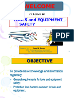 Tools and Equipt. Safety