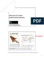 Senescence de L'organe Pulpaire-Dentinaire