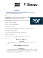 Apostila de Artes 4 Ano Conteudo Basico