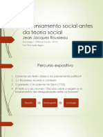 O Pensamento Social Antes Da Teoria Sociológica