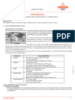 Geografía-Semestral UNI 2022 II-Introductorio 2-Hidrósfera (Aguas Intercontinentales y Continentales) (Guía de Clase-Práctica)