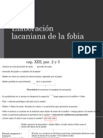 Elaboración Lacaniana de La Fobia