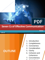 Seven Cs of Effective Communication