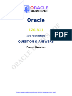 Oracle Dumps PDF