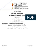 Mechanical Draughting N4 QP Aug 2019