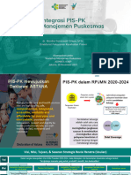 INTEGRASI PISPK DAN MANAJEMEN PUSKESMAS - 26 Nov 2021