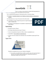 Osteoarthritis Notes