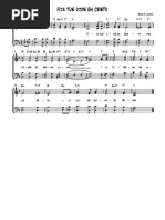 Fija Tus Ojos en Cristo - PARTITURA