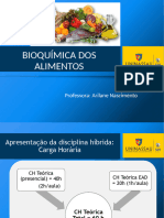 Aula 1 - Bioquímica Dos Alimentos