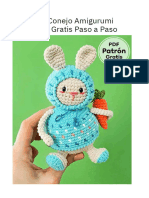 Patrón Gratis - Conejito Amigurumi PDF