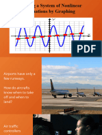 Solving A System of Nonlinear Equations by Graphing