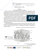 Ficha Trabalho - Mobilismo Geológico - Revisões