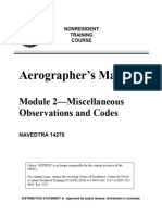 NAVEDTRA 14270 Aerographer's Mate, Module 02 - Miscellaneous Observations and Codes