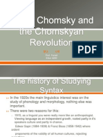 Noam Chomsky and The Chomskyan Revolution