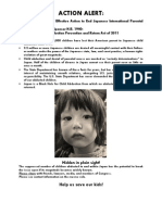 Call For Action To End Japanese International Parental Abduction