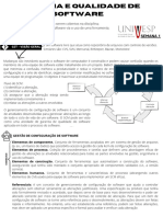 Gerência e Qualidade de Software