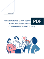 Orientaciones Etapa de Postulación Y Suscripción de Proyectos Colaborativos (Adeco 2024)