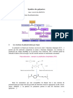 Chapitre 3 Réactions de Polymérisations (S1)