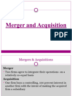 Merger and Acquisition