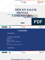 Contenido Temático Tema 1 Gestión en Salud Mental Comunitaria