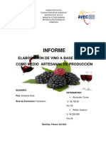 Elaboración de Vino A Base de Mora