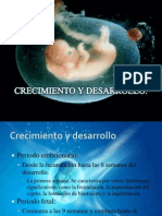 Crecimiento y Desarrollo Embrionario y Fetal