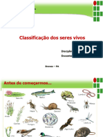 Aula 1 - Classificação Dos Seres Vivos