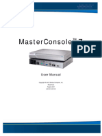 MasterConsole Z User Guide 0C E