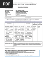 SESION DE APRENDIZAJE Comunicación MARTES 12 DE MARZO 2024