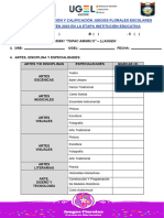 Ficha de Evaluación - Canto Solista - PDF