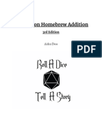 5e D&D Homebrew Additions 3