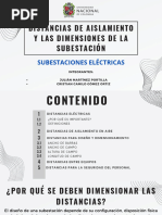 Distancias Eléctricas - Subestaciones Eléctricas