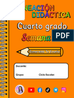 ? 4° S16 PLANEACIÓN DIDÁCTICA ? Esmeralda Te Enseña ?