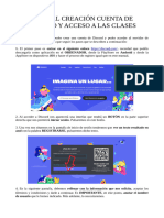 Manual para Crear Cuenta Discord y Acceso A Las Clases