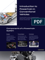 Introduction To Powertrain in Conventional Vehicles