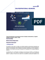 23 Infección de Vías Respiratorias. Neumonía. ALUMNOS