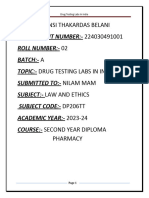 Drug Testing Labs in India