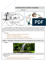 Unité 2 - Production de La Matière Organique - Rempli