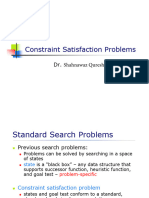 Constraint Satisfaction Problems: Dr. Shahnawaz Qureshi