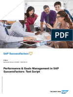 Performance and Goals Management in SAP SuccessFactors Test Script Latest 6WM