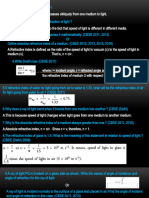 Refraction Important Question Answers