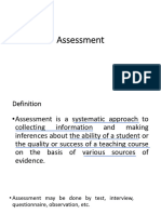 Assessment