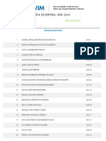 Farmácia Lista de Espera Sisu 2024