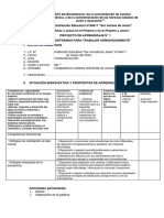 Sesiones de Experiencia de Aprendizaje Comunicacion 2024 6to