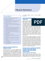 Ch3 - Skeletal Muscle Mechanics