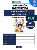 6to Primaria Prueba Matemática Cuadernillo 2