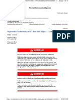 Hydraulic Fan Drive System - Test and Adjust - (AAF1-200) (7PZ1-651)